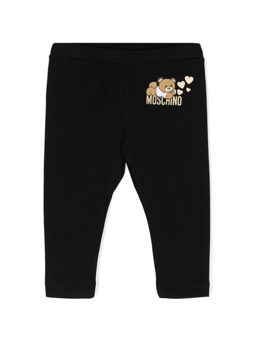 Leggings neonata orsetto MOSCHINO BABY | MCP032LBA1160100